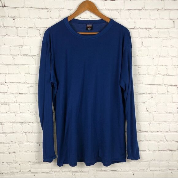 Patagonia Capilene Dark Blue Base Layer Men's Sz XL - Picture 1 of 8